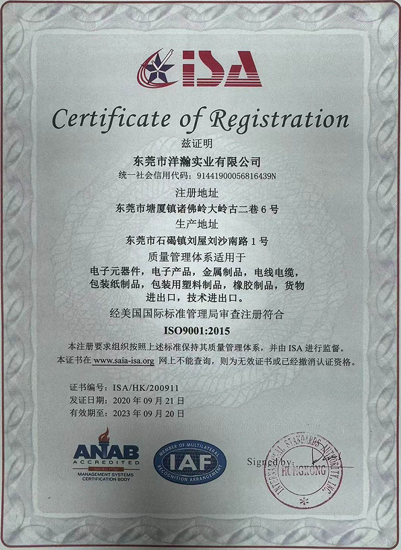 Qualification Certificate