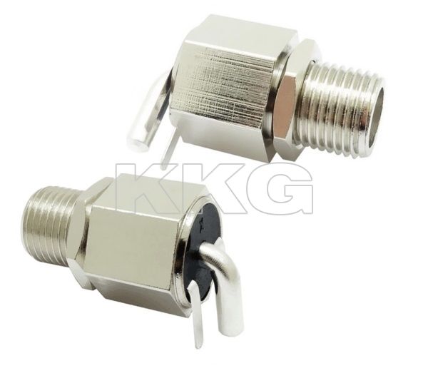 Electroplated Brass 10A High Current DC Socket