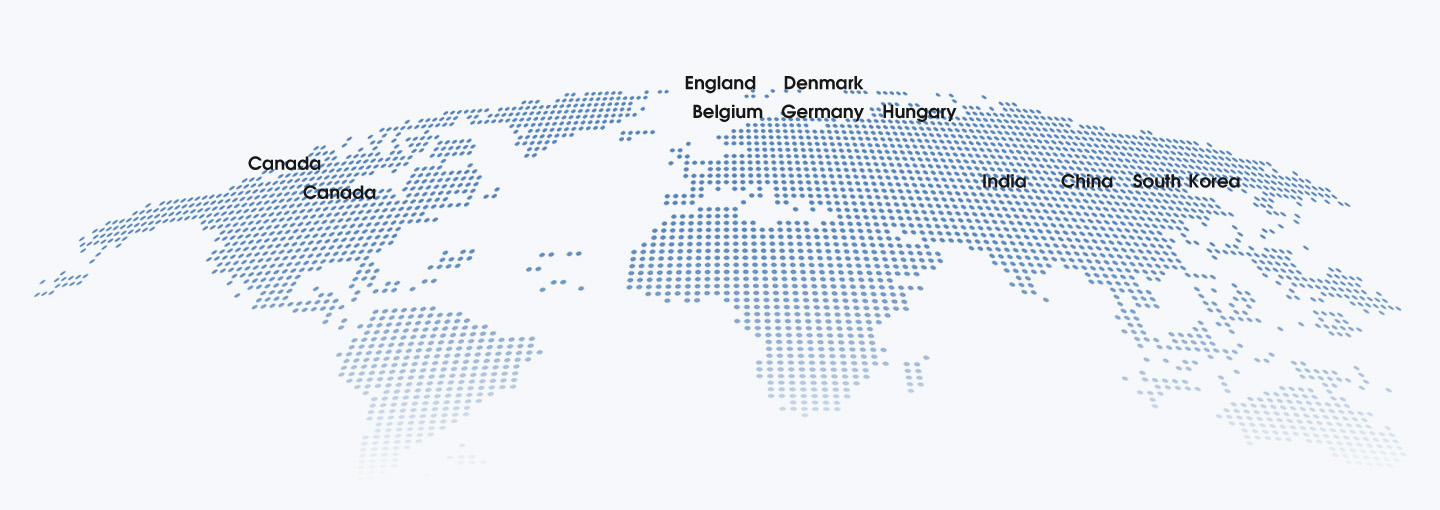 Our Clients map