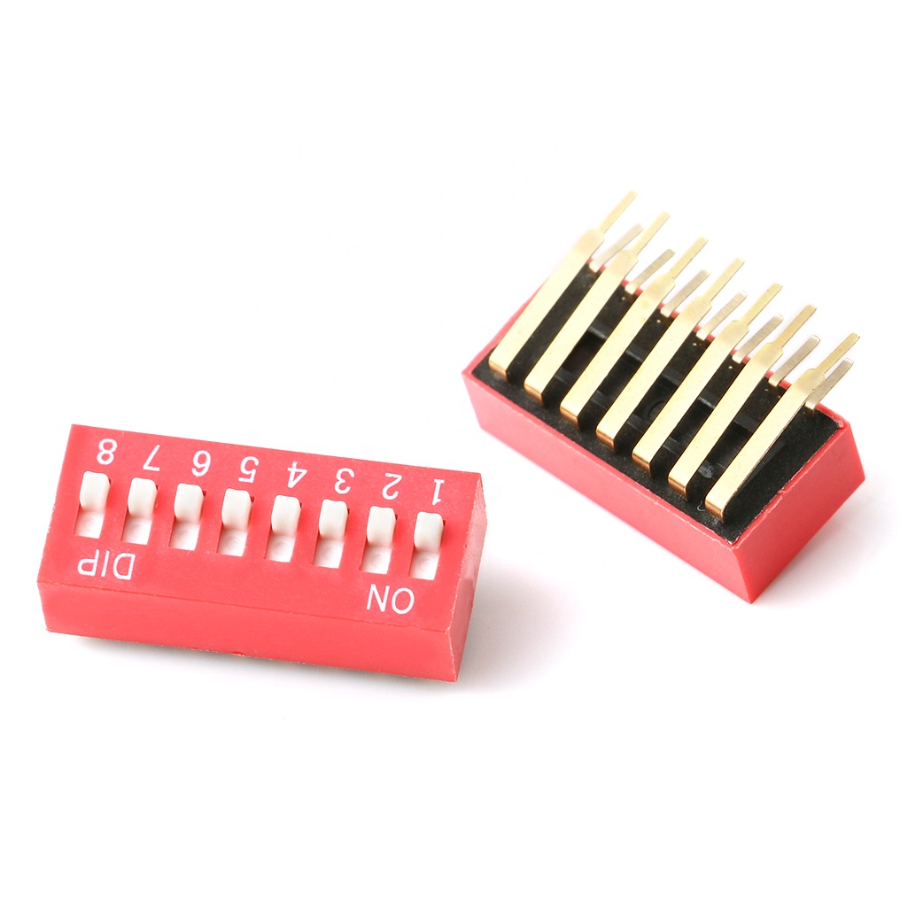 Red Dip Switches