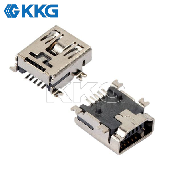 2.0 Female Mini USB-B Connector