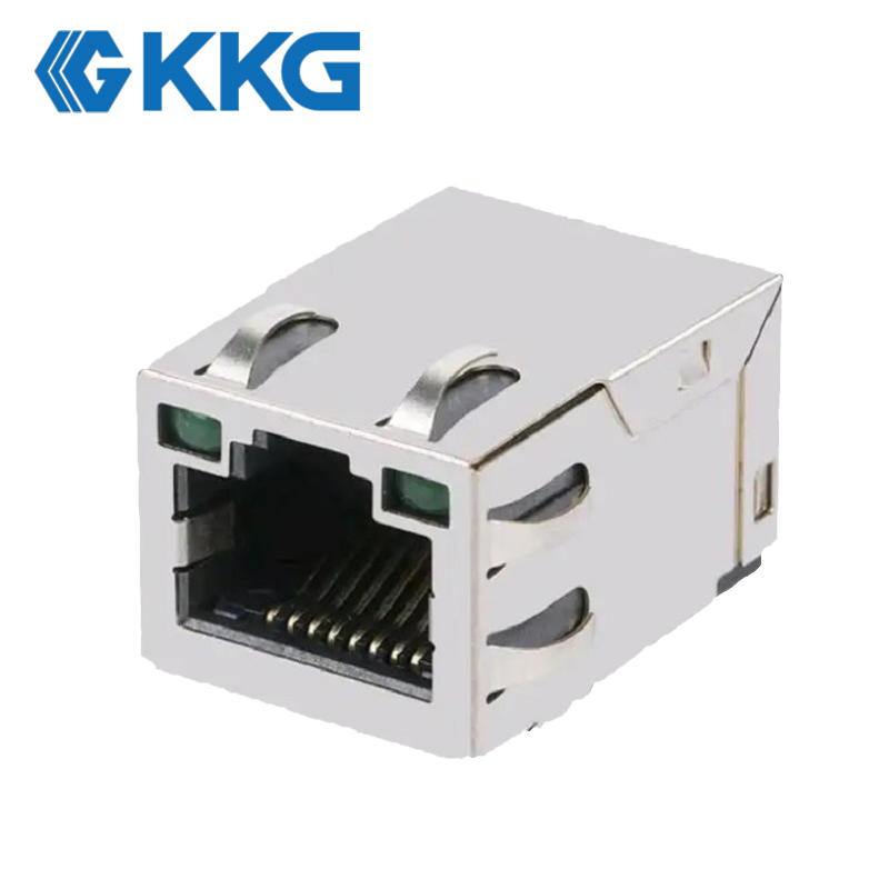 100Mbps Single Port RJF45 Jack Female