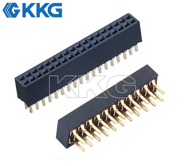 1.27mm DIP Plug Double Row Female Vertical