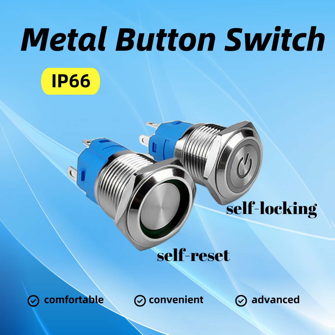 16mm Metal Pushbutton Switch